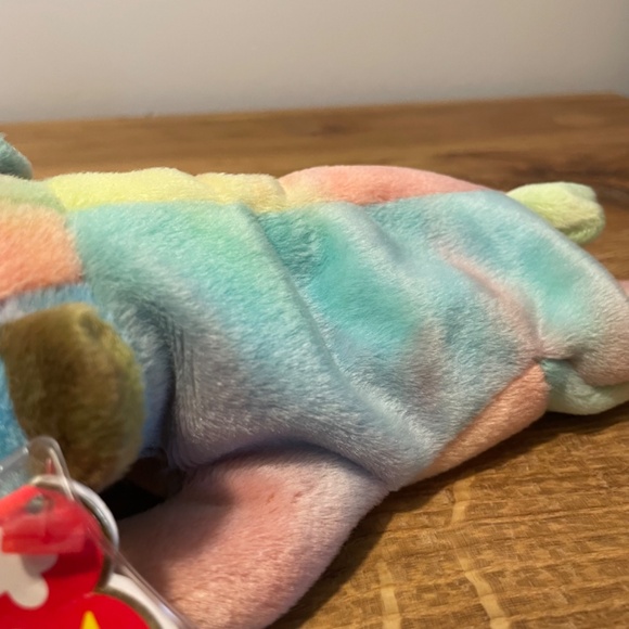 Ty Beanie Babies Sammy Multicoloured Bear 1998 – New Tag Protector VINTAGE - Picture 8 of 10